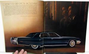 1971 Cadillac Dealer Sales Brochure & Post Card Set Eldorado DeVille Calais