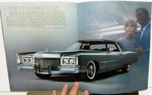 1971 Cadillac Dealer Sales Brochure & Post Card Set Eldorado DeVille Calais