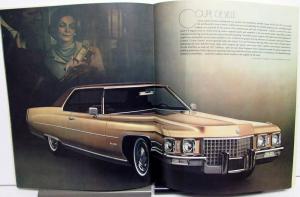 1971 Cadillac Dealer Sales Brochure & Post Card Set Eldorado DeVille Calais