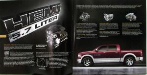 2011 RAM 1500 Pickup Truck Specs Wheels Colors Sales Brochure Oversized Original