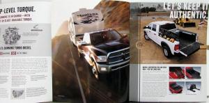 2014 RAM Pickup Trucks 1500 2500 3500 Sales Brochure Oversized Original