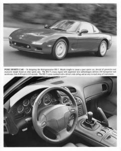1993 Mazda RX-7 Exterior & Interior Press Photo 0051