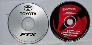 2004 Toyota North American International Auto Show Press Kit - FTX Highlander