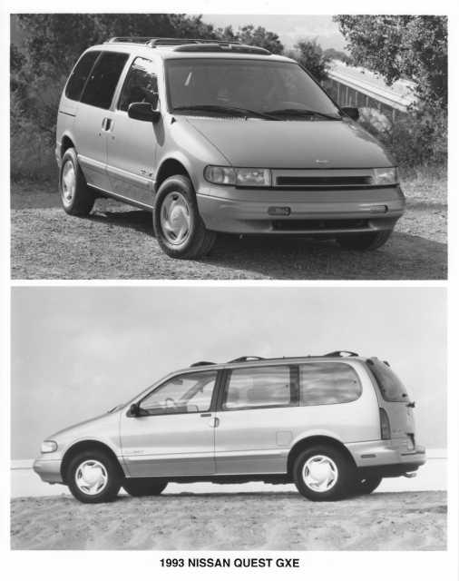 1993 Nissan Quest GXE Press Photo 0029
