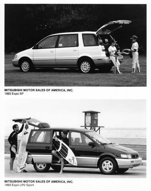 1994 Mitsubishi Expo SP and LRV Sport Press Photo 0048