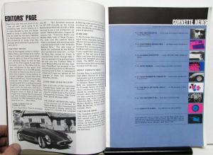 1968 Corvette News Magazine Vol 11 No's 1-3-4-6 Set of 4 Racing Style Trends GM