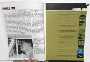 1968 Corvette News Magazine Vol 11 No's 1-3-4-6 Set of 4 Racing Style Trends GM