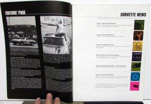 1968 Corvette News Magazine Vol 11 No's 1-3-4-6 Set of 4 Racing Style Trends GM