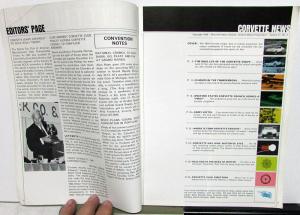 1968 Corvette News Magazine Vol 11 No's 1-3-4-6 Set of 4 Racing Style Trends GM