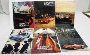 1970 Corvette News Magazine Full Set of 6 Racing Models Trends Info Chevy