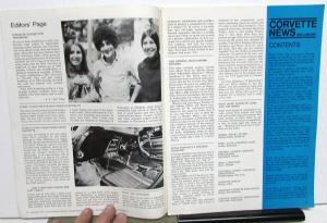 1971 Corvette News Magazine Set of 5 Racing Models Trends Info Chevy