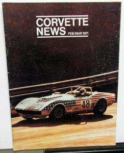 1971 Corvette News Magazine Set of 5 Racing Models Trends Info Chevy