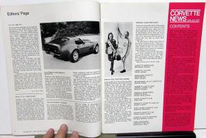 1971 Corvette News Magazine Set of 5 Racing Models Trends Info Chevy