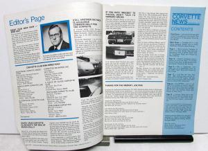 1977 Corvette News Magazine Full Set of 6 Racing Trends Models Info Chevy