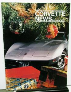 1976 Corvette News Magazine Full Set of 6 Racing Trends Models Info Chevy