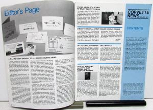 1976 Corvette News Magazine Full Set of 6 Racing Trends Models Info Chevy
