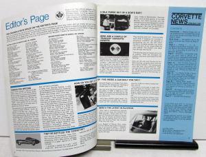 1976 Corvette News Magazine Full Set of 6 Racing Trends Models Info Chevy