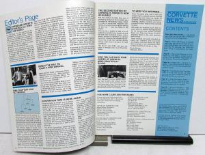 1976 Corvette News Magazine Full Set of 6 Racing Trends Models Info Chevy