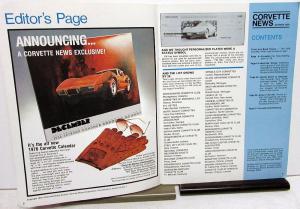 1975 Corvette News Magazine Full Set of 6 Racing Trends Models Info Chevy