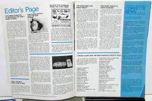 1975 Corvette News Magazine Full Set of 6 Racing Trends Models Info Chevy