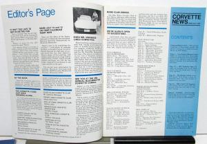 1975 Corvette News Magazine Full Set of 6 Racing Trends Models Info Chevy