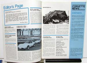 1975 Corvette News Magazine Full Set of 6 Racing Trends Models Info Chevy