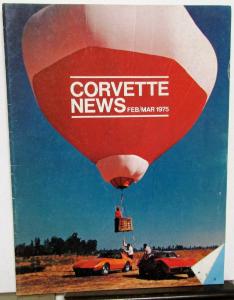1975 Corvette News Magazine Full Set of 6 Racing Trends Models Info Chevy