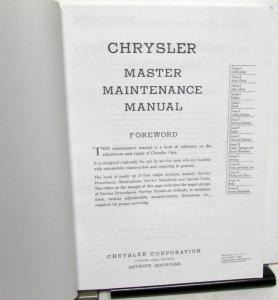 1934-1936 Chrysler Maintenance Service Shop Manual 6 8 Airstream Airflow Repro