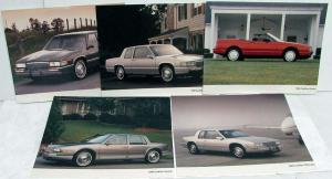 1989 Cadillac Short-Lead Media Info Press Kit - Allante DeVille Seville Eldorado
