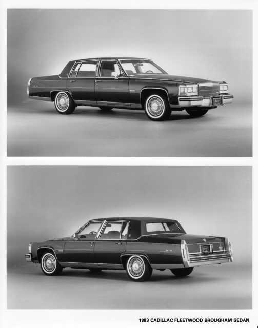 1983 Cadillac Fleetwood Brougham Sedan Press Photo 0149