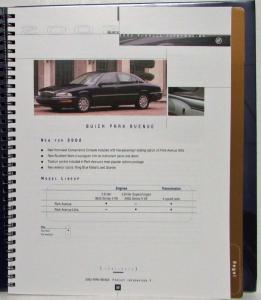 2002 Buick Press Kit - Century LeSabre Park Avenue Regal Rendezvous