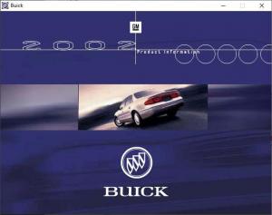 2002 Buick Press Kit - Century LeSabre Park Avenue Regal Rendezvous