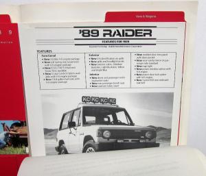 1989 Dodge Trucks Press Kit - RAM 50 Dakota D & W 100 150 250 350 Ramcharger