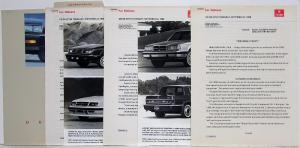 1989 Dodge Press Kit - Spirit Daytona Shadow Caravan Lancer Aries Omni Colt