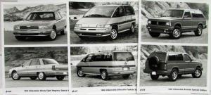 1994 Oldsmobile Auto Show Press Kit - Achieva Cutlass Supreme 88 98 Bravada