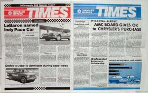1987 Chrysler-Plymouth Spectator Quarterly Dealer Sponsored Magazine with Extras