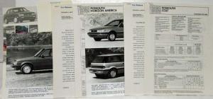 1989 Plymouth Press Kit - Reliant Sundance Voyager Fury Colt