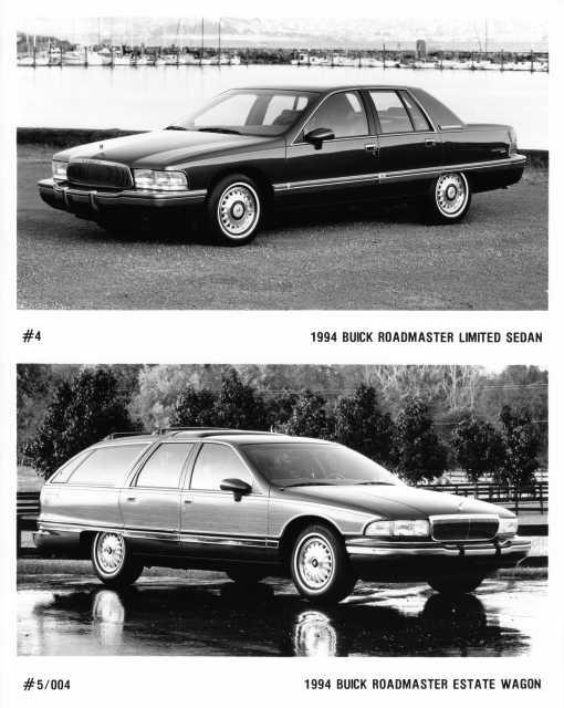 1994 Buick Roadmaster Limited Sedan & Estate Wagon Auto Press Photo 0156