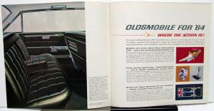 1964 Oldsmobile Dealer Large Sales Brochure Folder 98 88 Starfire Jetstar F-85