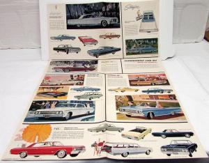 1964 Oldsmobile Dealer Large Sales Brochure Folder 98 88 Starfire Jetstar F-85