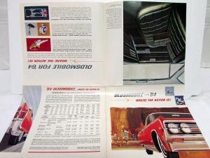 1964 Oldsmobile Dealer Large Sales Brochure Folder 98 88 Starfire Jetstar F-85