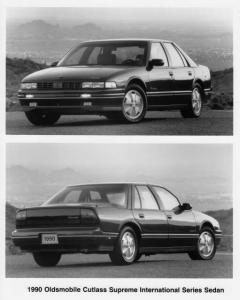 1990 Oldsmobile Cutlass Supreme International Series Sedan Press Photo 0295