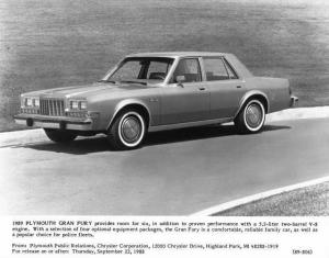 1989 Plymouth Gran Fury Press Photo 0067