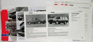 1990 Chrysler Motors Press Kit - Chrysler Plymouth Dodge Truck Jeep Eagle