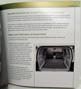 2008 Jeep Liberty Press Kit