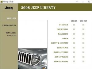 2008 Jeep Liberty Press Kit