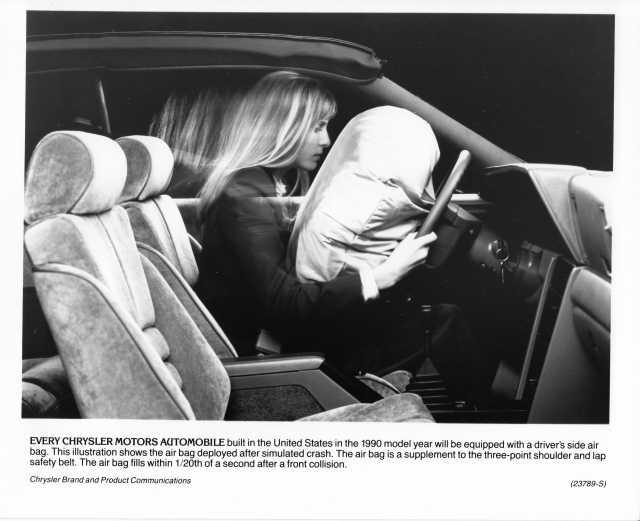 1990 Chrysler Airbags Press Photo 0071