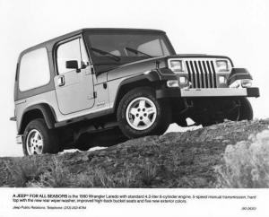 1990 Jeep Wrangler Laredo Press Photo 0035