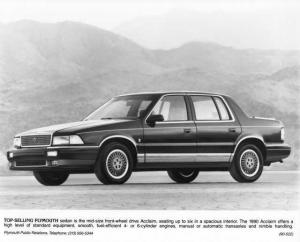 1990 Plymouth Acclaim Press Photo 0075