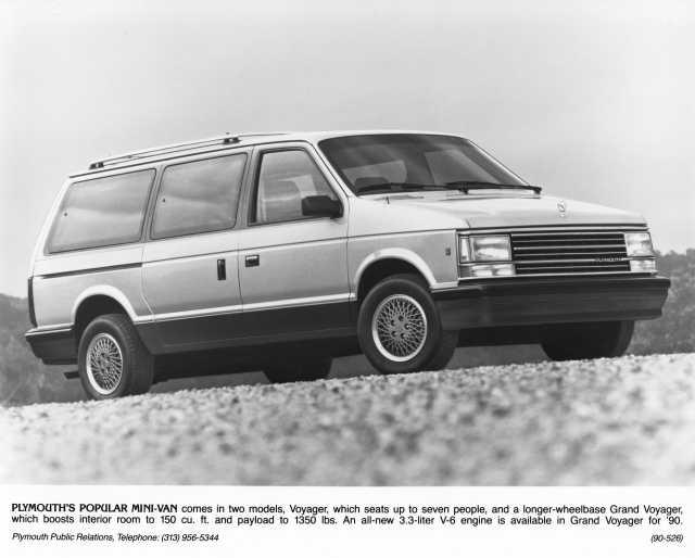 1990 Plymouth Voyager Press Photo 0079